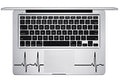 Heartbeat Trackpad MacBook Vinyl Decal Sticker — 4" x 2.8", Black