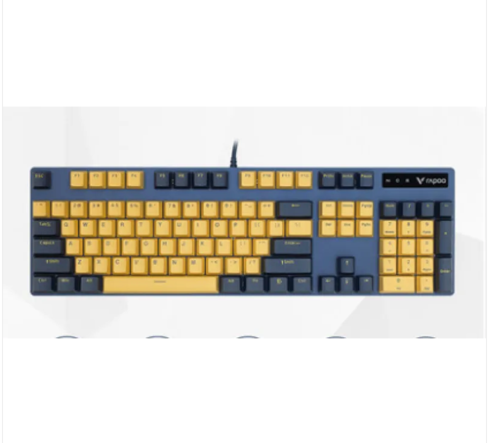 Wired Full-Size Mechanical Keyboard — 104 Keys, Multiple Switch & Color Options