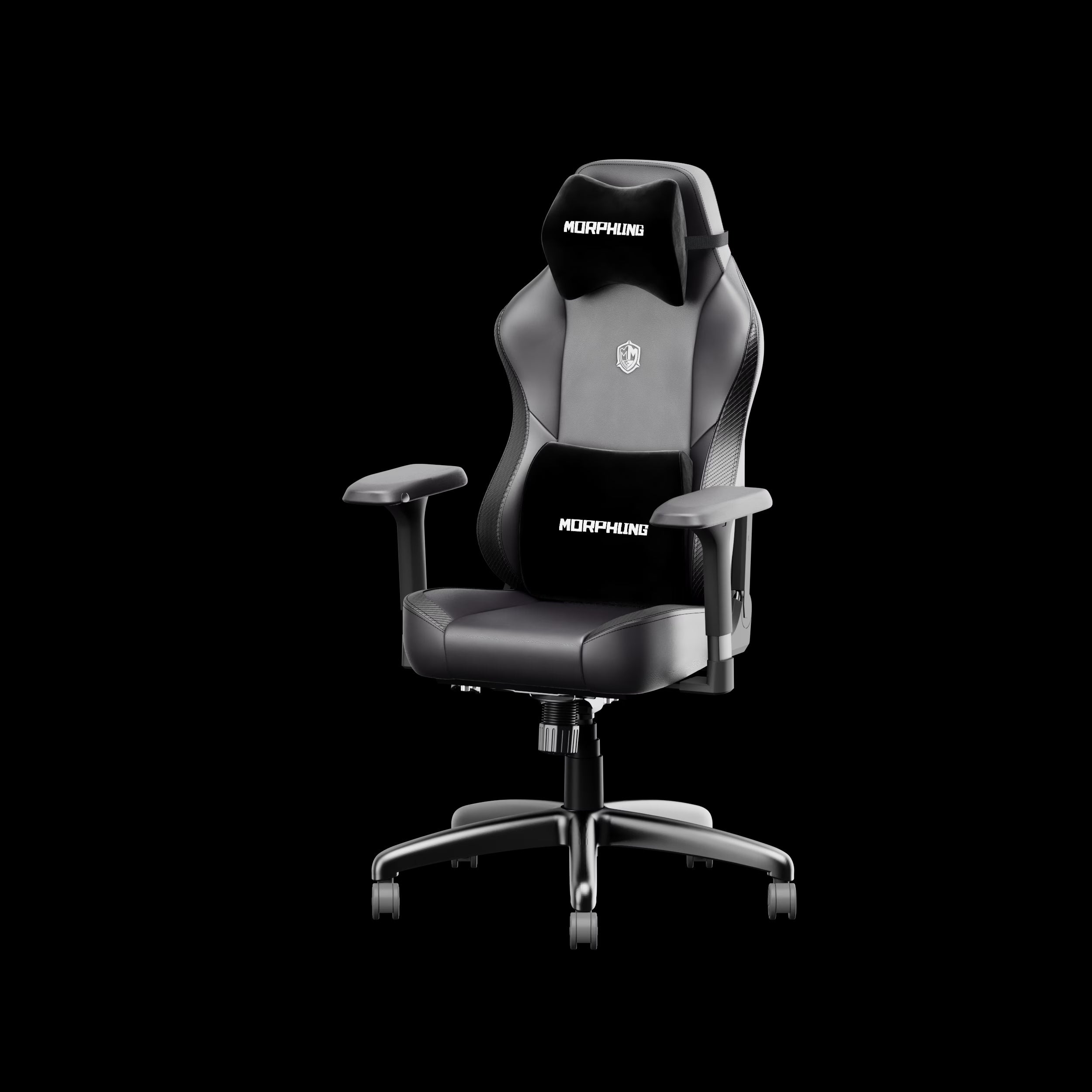 C-XL23B Ergonomic Gaming Chair — Grey, Adjustable, Comfortable Backrest