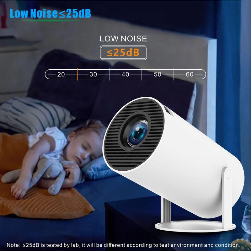 Portable Android WiFi Projector — Bluetooth, Remote, Home Theater & Outdoor