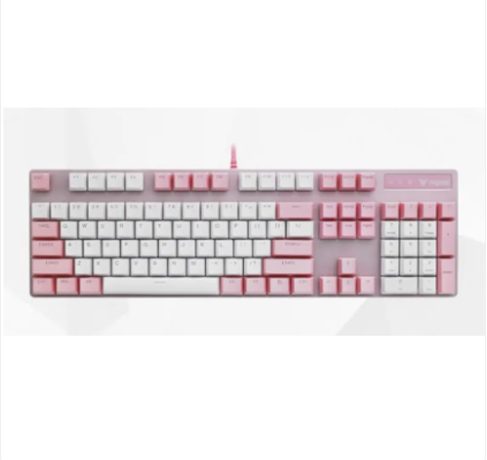 Wired Full-Size Mechanical Keyboard — 104 Keys, Multiple Switch & Color Options