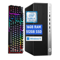 HP ProDesk 600 G5 Refurbished Desktop — i5, 16GB RAM, 512GB SSD, Windows 11