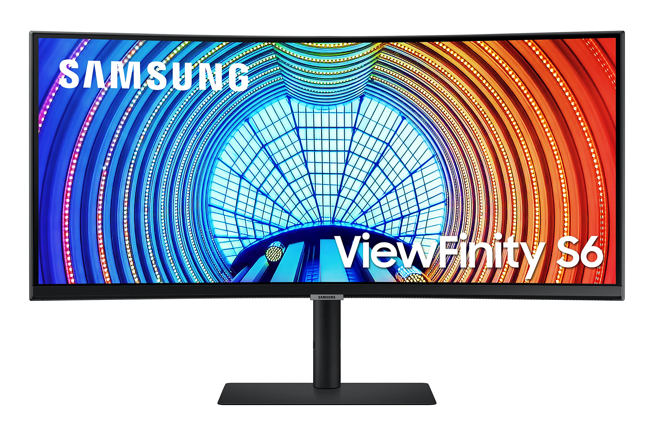 Samsung 34" Ultrawide QHD Curved Monitor — USB-C, HDR10, 100Hz