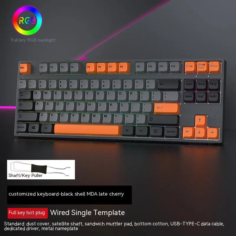 87-Key Hot-Swap RGB Mechanical Gaming Keyboard — Swappable Axis, Multiple Colors