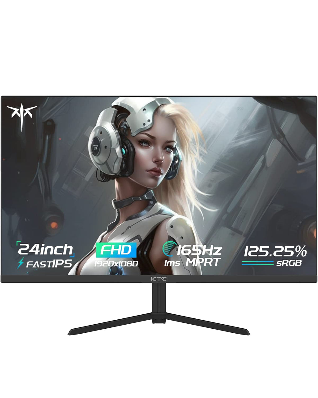 32" Curved 2K Gaming Monitor — 165Hz, 1440p, 1ms, HDR, FreeSync