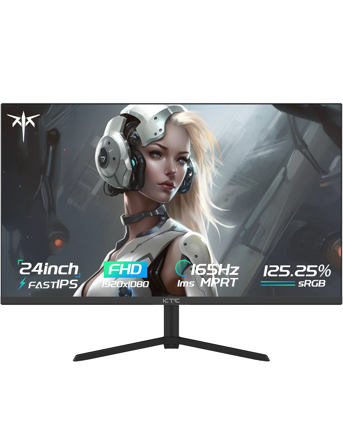 32" Curved 2K Gaming Monitor — 165Hz, 1440p, 1ms, HDR, FreeSync