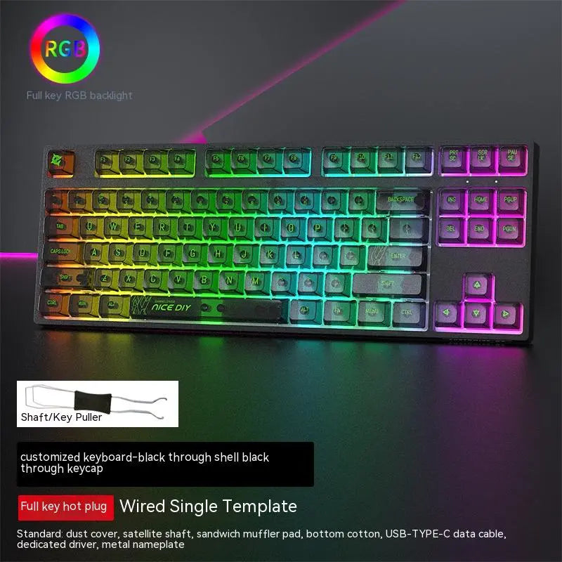 87-Key Hot-Swap RGB Mechanical Gaming Keyboard — Swappable Axis, Multiple Colors