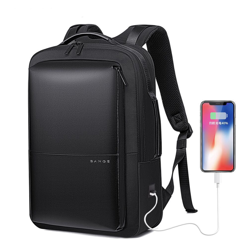Men's Travel Laptop Backpack — Anti-Theft, USB Charging, Carry-On Friendly