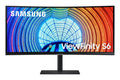 Samsung 34" Ultrawide QHD Curved Monitor — USB-C, HDR10, 100Hz